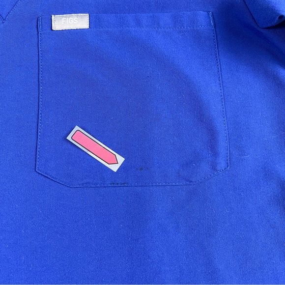 Figs Women's Deep Royal Blue Scrub Pants XS Set (Discontinued Color) - Picture 16 of 16